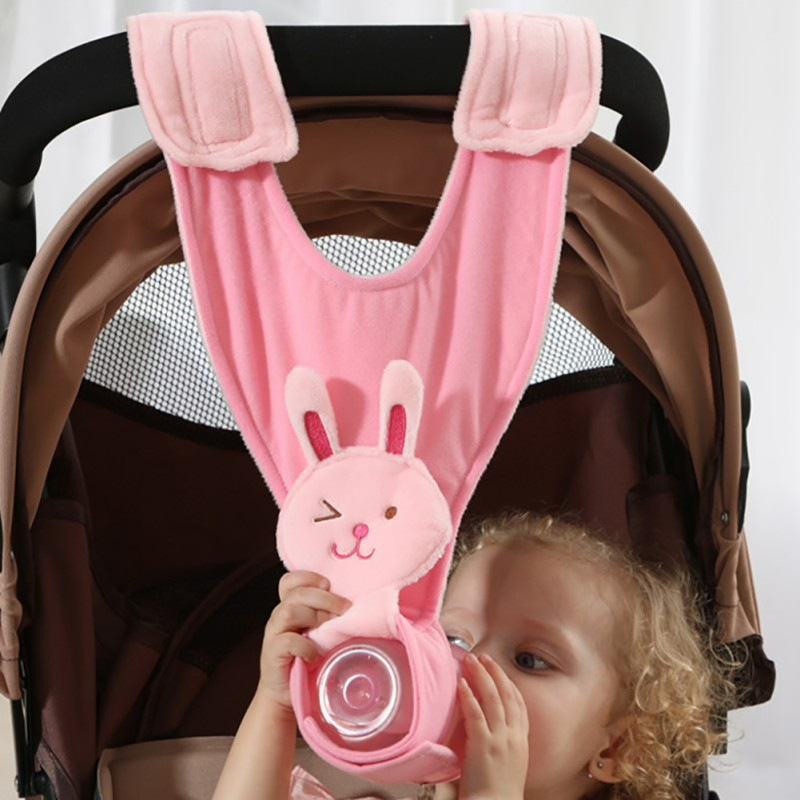 Porte-Biberon Réglable pour Poussette – Support Mains Libres pour Bébé