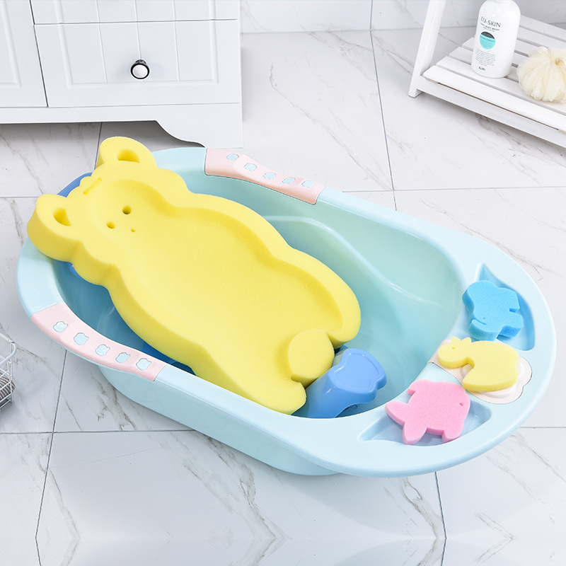 Tapis de Bain Antidérapant pour Bébé – Siège Ergonomique en Mousse | 3 Couleurs
