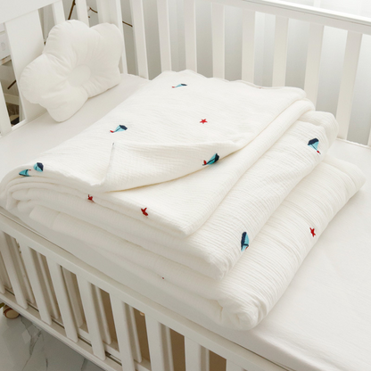 Cape de Bain en Mousseline pour Bébé – Ultra-Douce, Respirante | 5 Motifs | 2 Tailles