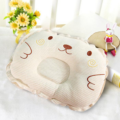 Oreiller Orthopédique Bébé Anti Tête Plate avec Cavité