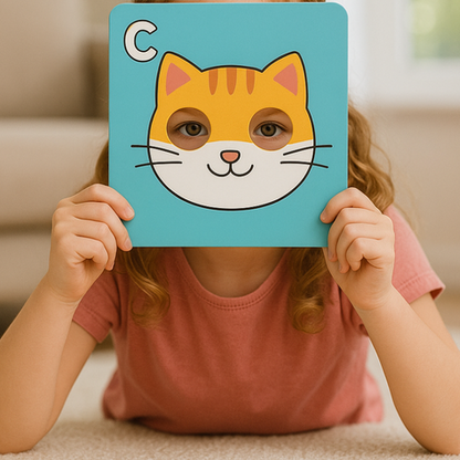 Cartes éclair de l'alphabet des animaux – Apprentissage Montessori des lettres et jouet éducatif pour enfants