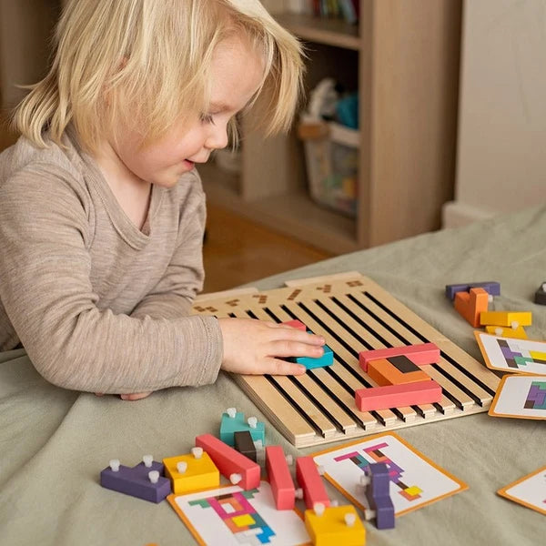 Tetris Montessori en bois