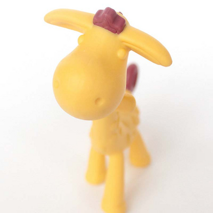 Jouet de Dentition Girafe en Silicone pour Bébé – Anneau de Dentition Souple et Sécurisé