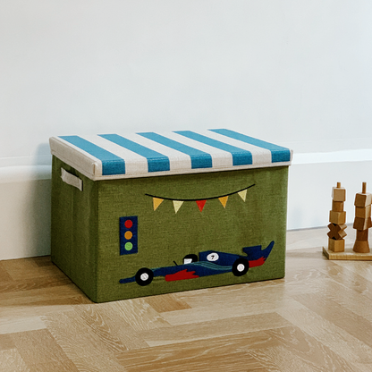 Lot de 6 boîtes de rangement pliables avec couvercle empilable