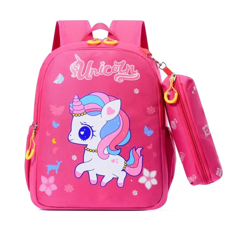 Sac à dos de maternelle avec trousse à crayons