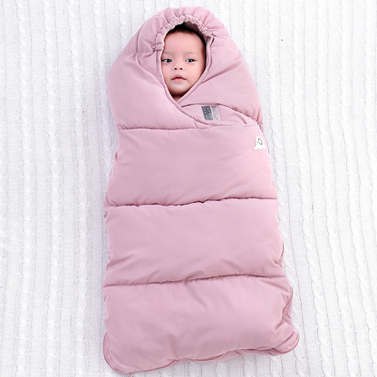 Chancelière Hiver Bébé à Capuche pour Poussette – Sac de Couchage Chaud