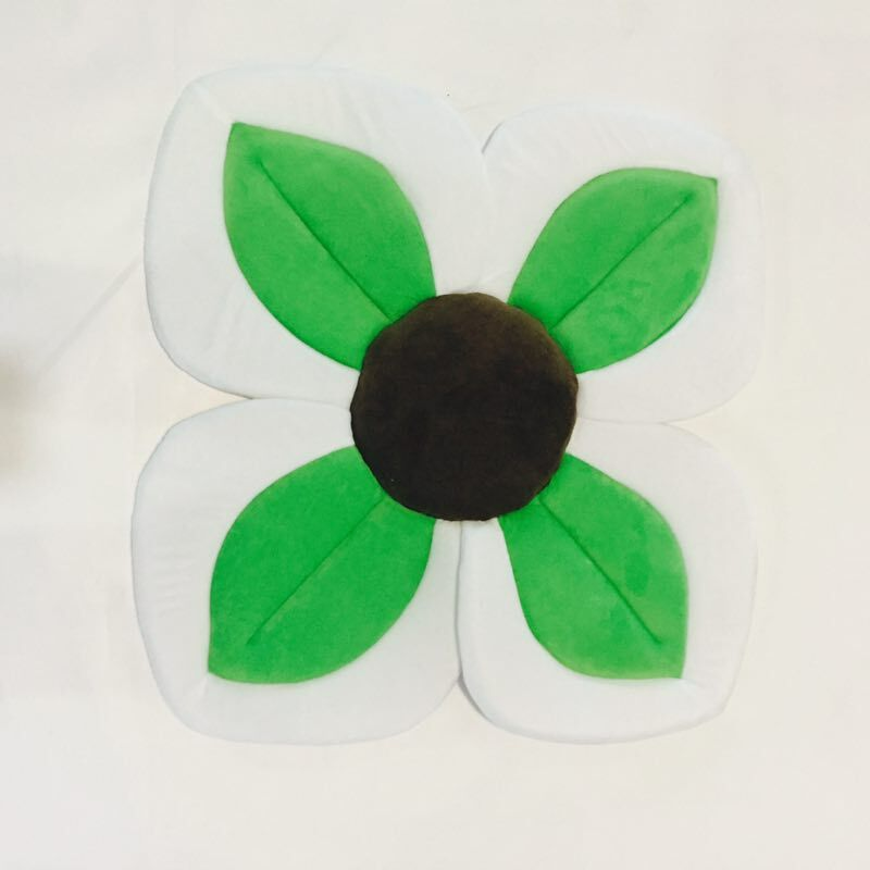Tapis de Bain Antidérapant Fleur pour Bébé – Doux, Sèche Vite | 8 Couleurs