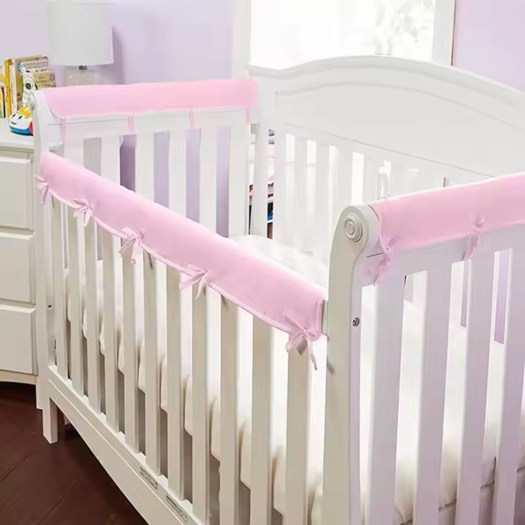 Tour de Lit en Coton pour Bébé – Protection Rembourrée pour Lit de Bébé