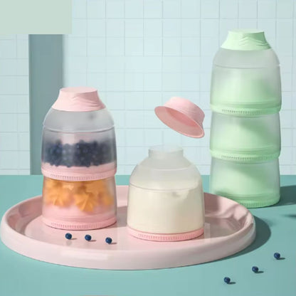 Doseur de Lait en Poudre Bébé Portable pour Snacks et Purée