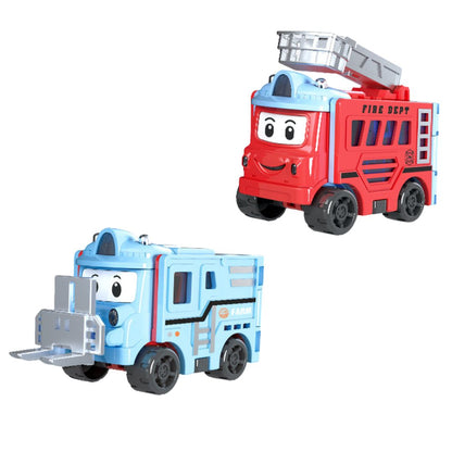 Voitures Transformables 2-en-1 – Jouet Véhicule Évolutif pour Enfants