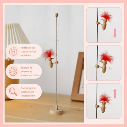 Pic-Vert en Bois Jouet Éducatif pour Enfants