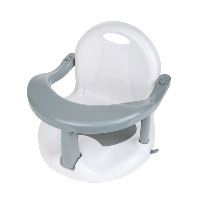 Siège de Bain avec Dossier pour Bébé – Ergonomique, Antidérapant & Sécurisé | Dès 6 mois