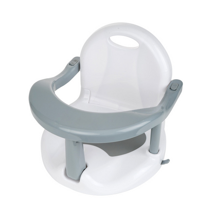 Siège de Bain avec Dossier pour Bébé – Ergonomique, Antidérapant & Sécurisé | Dès 6 mois