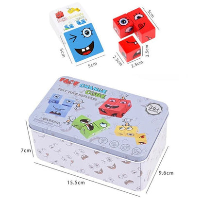 Cube Tangram Montessori – Jeu de réflexion éducatif pour enfants