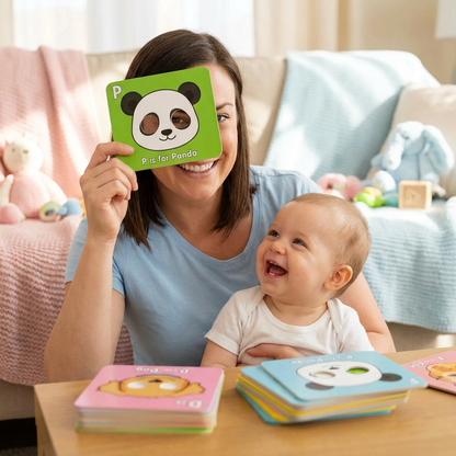 Cartes Alphabet Montessori avec Animaux – 26 Cartes Éducatives pour Apprendre les Lettres