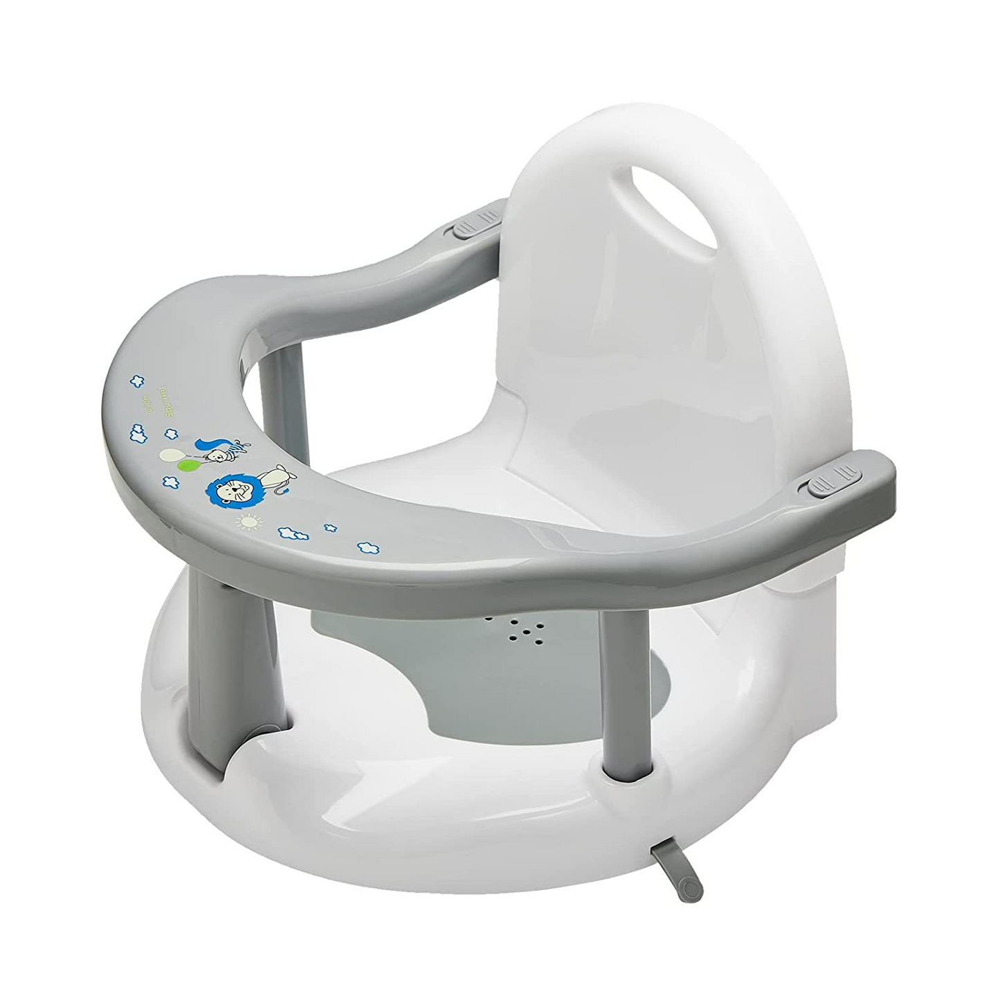 Siège de Bain avec Dossier pour Bébé – Ergonomique, Antidérapant & Sécurisé | Dès 6 mois