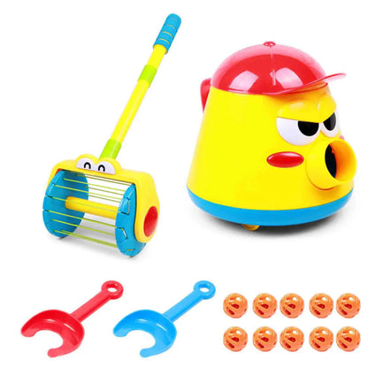 Aspirateur Jouet pour Enfants – Sons Réalistes, Lance-Balles & Apprentissage par le Jeu