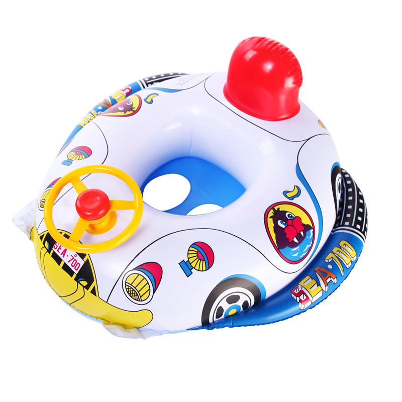 Bouée Gonflable Bébé avec Volant – Siège de Natation Sécurisé pour Piscine & Plage