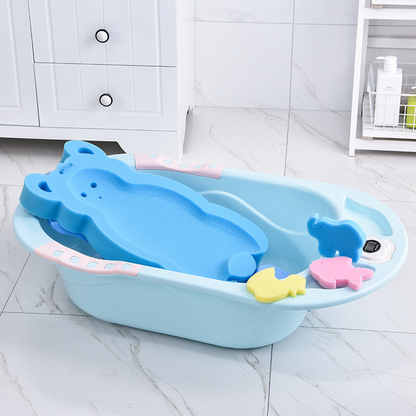 Tapis de Bain Antidérapant pour Bébé – Siège Ergonomique en Mousse | 3 Couleurs