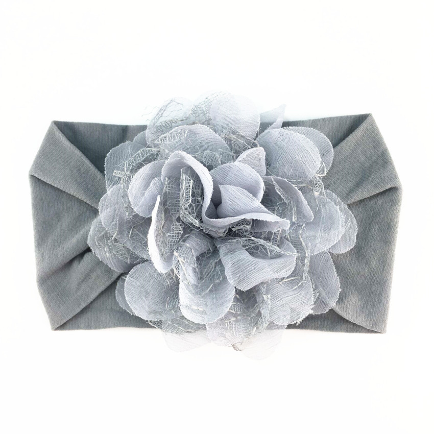 Bandeau Fleur pour Bébé – Doux Serre-tête pour Nouveau-Né et Tout-Petit