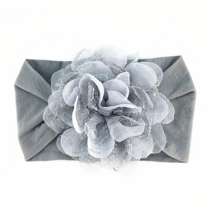 Bandeau Fleur pour Bébé – Doux Serre-tête pour Nouveau-Né et Tout-Petit