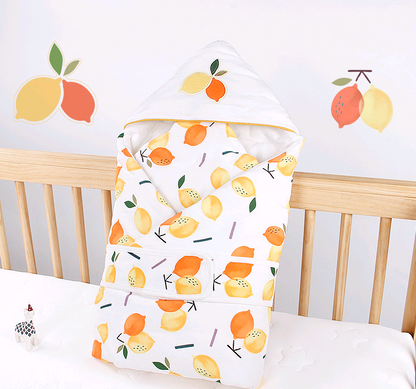 Couverture d’Emmaillotage à Capuche pour Bébé – Couverture d’Enveloppement Douce pour Nouveau-Né