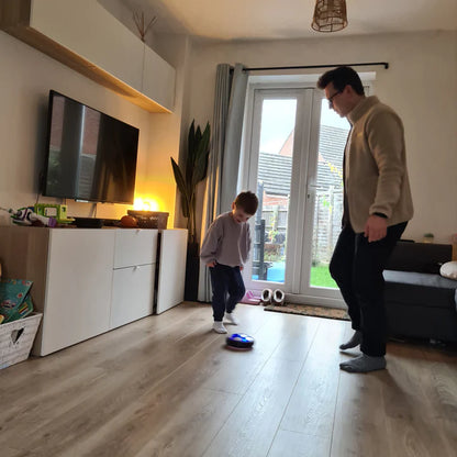 Ballon de foot flottant avec lumières LED – Jouet de foot d'intérieur pour enfants et tout-petits