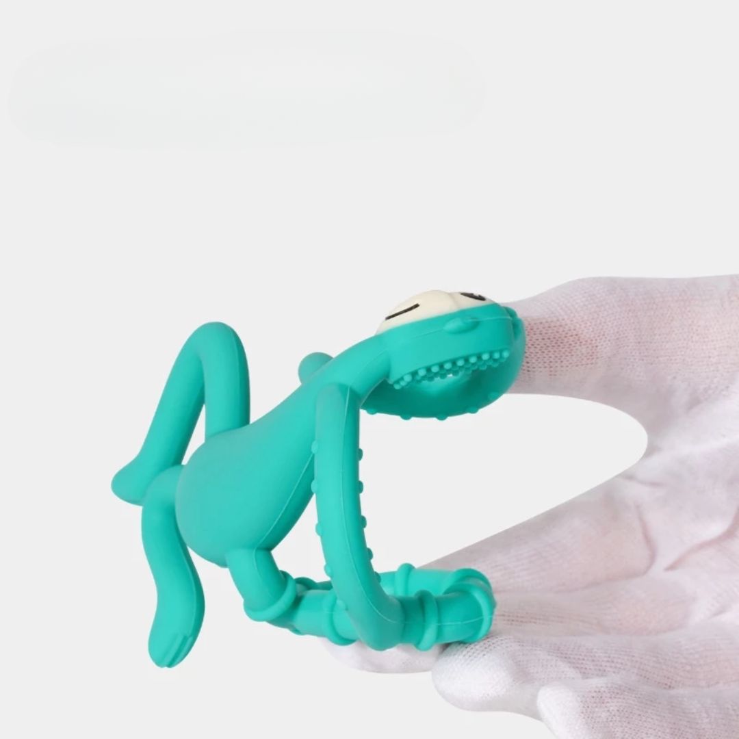 Anneau de Dentition Singe en Silicone pour Bébé – Jouet de Dentition pour Bébés et Tout-Petits