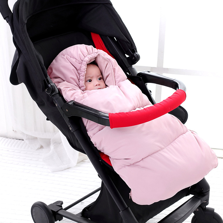 Chancelière Hiver Bébé à Capuche pour Poussette – Sac de Couchage Chaud