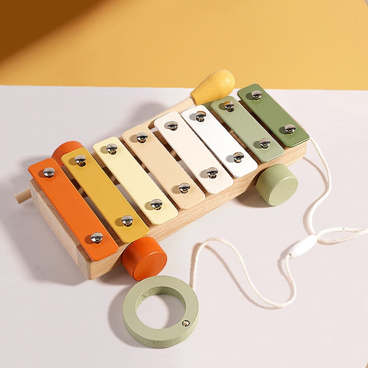 Ensemble d'instruments de musique en bois Montessori pour bébés et tout-petits – Jouet sensoriel éducatif