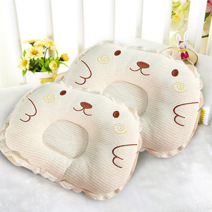 Oreiller Orthopédique Bébé Anti Tête Plate avec Cavité