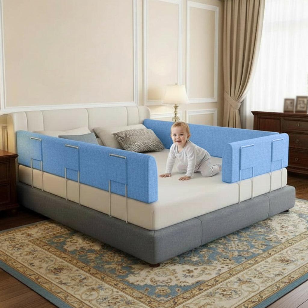 Barrière de lit de sécurité réglable pour enfants et tout-petits