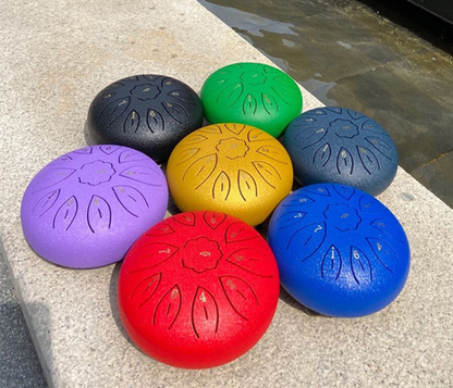 Tambour à languette en acier à 11 tons – Instrument de percussion de méditation et de yoga de style handpan