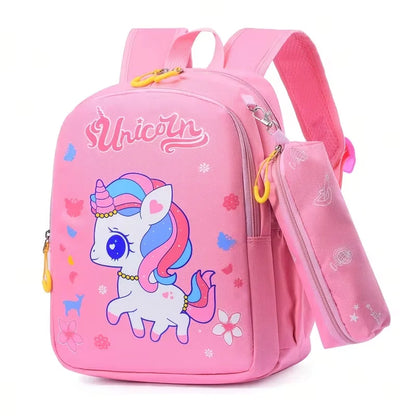 Sac à dos de maternelle avec trousse à crayons