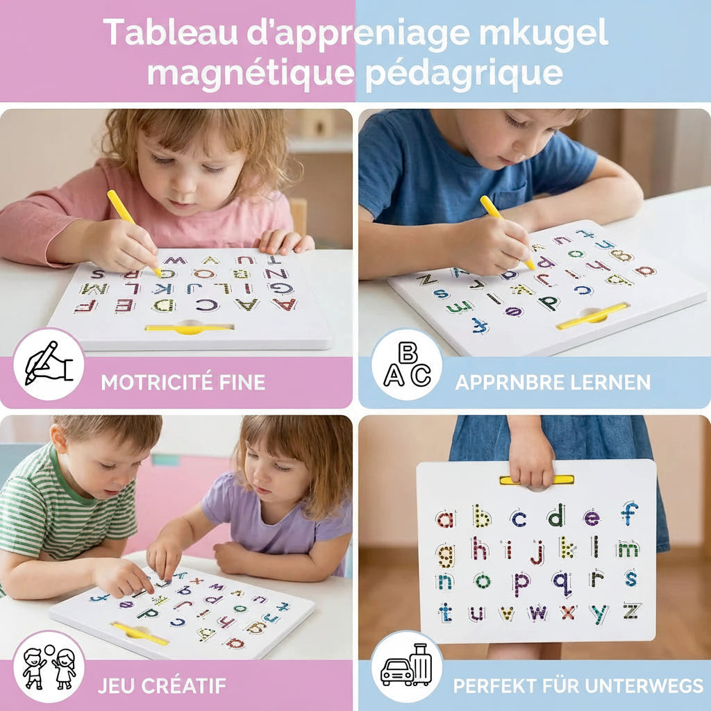 Tablette d’écriture à billes magnétiques