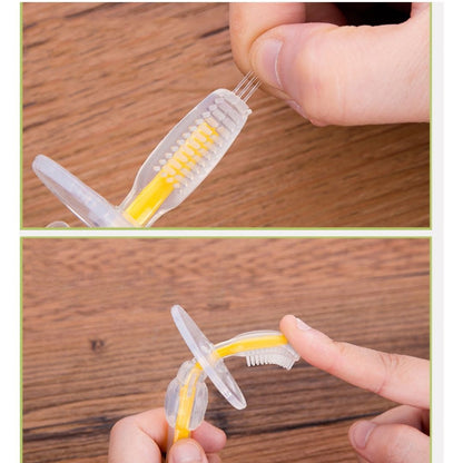 Brosse à Dents à Doigt pour Bébé – Brosse Souple pour une Hygiène Bucco-Dentaire Délicate