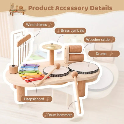 Ensemble musical pour bébé – Instruments d'éveil Montessori pour les tout-petits