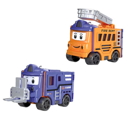 Voitures Transformables 2-en-1 – Jouet Véhicule Évolutif pour Enfants