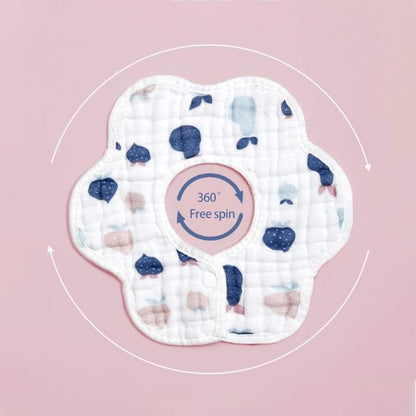 Lot de Bavoirs Bébé en Mousseline Douce et Absorbante
