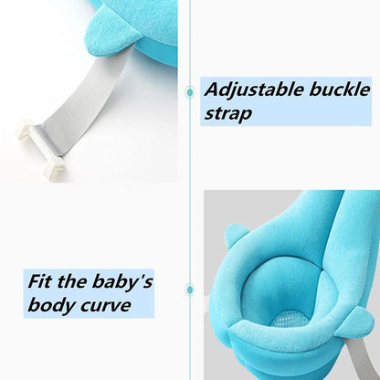Siège de Bain Ergonomique pour Bébé – Rembourré, Sécurisé avec Sangles Réglables | 2 Coloris