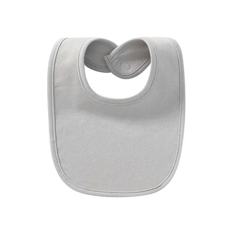 Lot de Bavoirs Bébé en Coton Doux Absorbants à Pressions