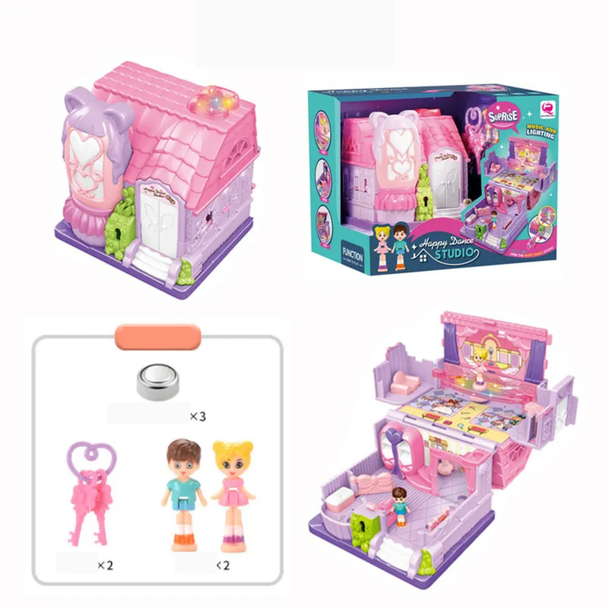 Mini Maison Magique à Explorer pour Enfants – Pièces Secrètes et Surprises