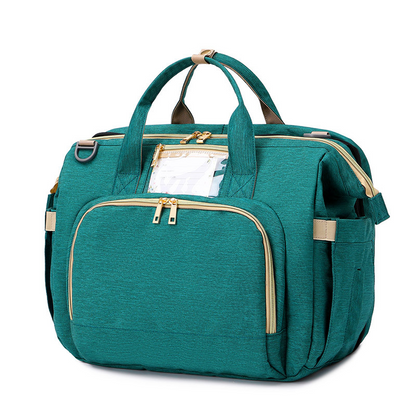 Sac à Langer 3-en-1 avec Lit Bébé – Sac Multifonction pour Voyage