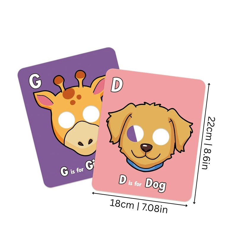 Cartes éclair de l'alphabet des animaux – Apprentissage Montessori des lettres et jouet éducatif pour enfants