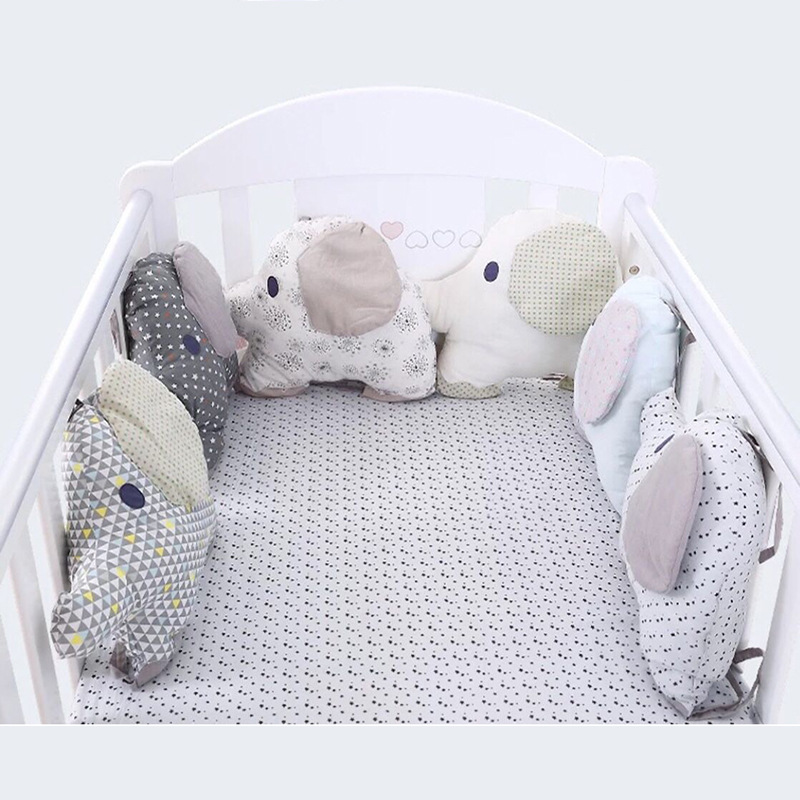Tour de Lit pour Bébé – Coussin de Protection Doux pour Lit à Barreaux