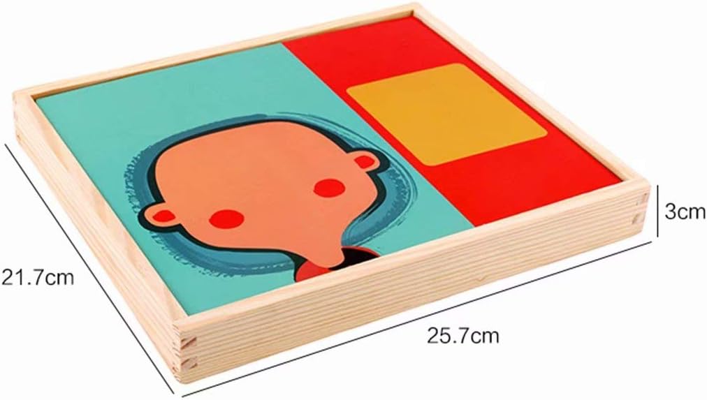 Puzzle magnétique en bois pour enfants