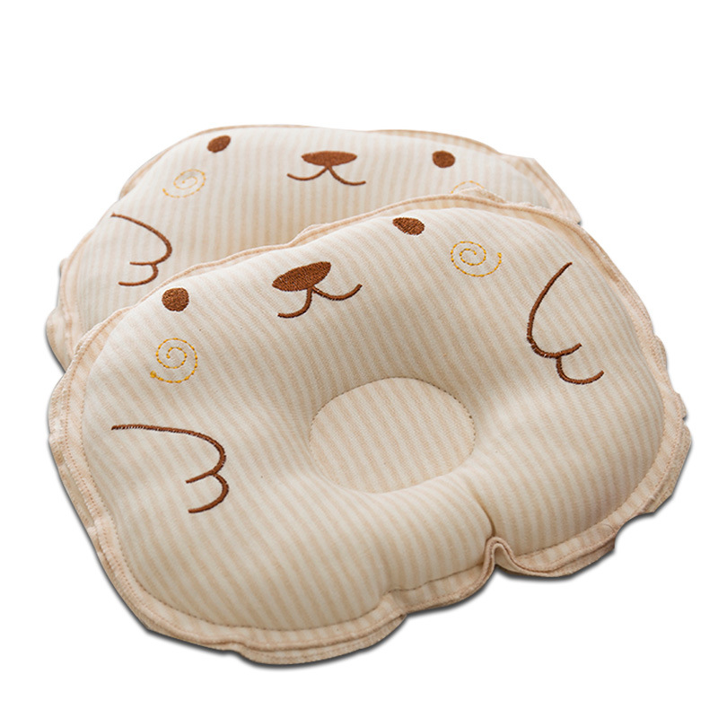 Oreiller Orthopédique Bébé Anti Tête Plate avec Cavité