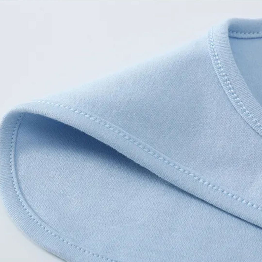Lot de Bavoirs Bébé en Coton Doux Absorbants à Pressions