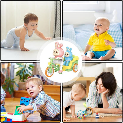 Tricycle électrique pour enfants avec musique et lumières – Vélo-jouet à enfourcher pour les tout-petits