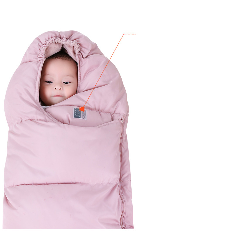 Chancelière Hiver Bébé à Capuche pour Poussette – Sac de Couchage Chaud